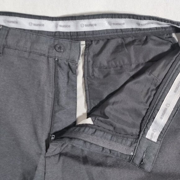 Sunice Golf/ Summer shorts men's size 38 charcoal colour sporty active wear - Picture 8 of 12